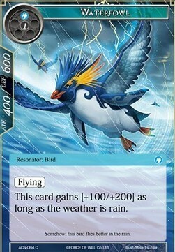 Uccello Acquatico Card Front