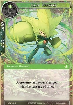 Leaf Fighter Card Front