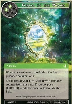 Portal in the Woods Card Front