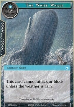La Balena Bianca Card Front