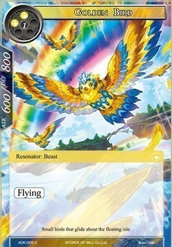 Golden Bird Card Front