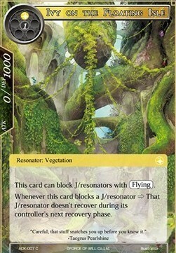 Ivy on the Floating Isle Card Front