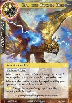 Ra, the Golden Bird Card Front