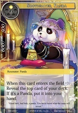 Soothsayer Panda Card Front