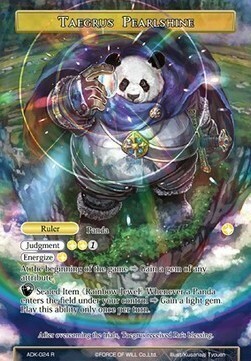Taegrus Pearlshine // Taegrus Pearlshine, Lord of the Mountain Card Front