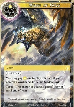 Winds of Gold Card Front