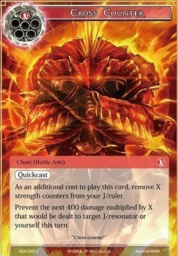 Cross Counter Card Front