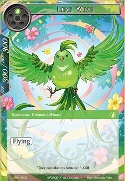 Leaf Wing Card Front
