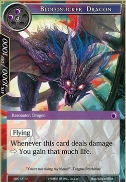 Bloodsucker Dragon Card Front