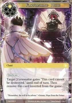 Flourishing Hope // Burgeoning Despair Card Front
