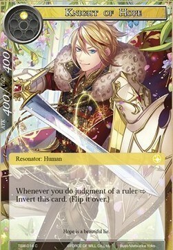 Knight of Hope // Knight of Despair Card Front