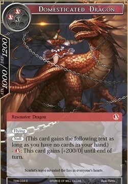 Domesticated Dragon Card Front