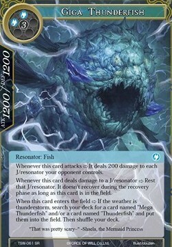 Giga Thunderfish Card Front