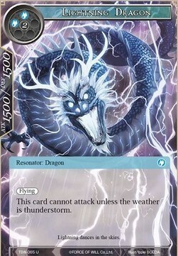 Lightning Dragon Card Front