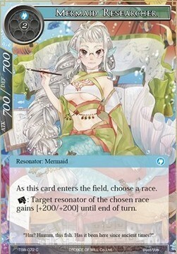 Mermaid Researcher Card Front