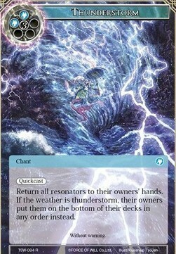 Thunderstorm Card Front