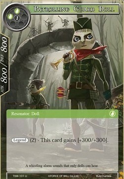 Patrolling Guard Doll Card Front