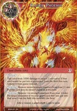 Kaiser Phoenix Card Front