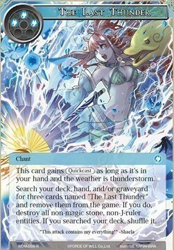 The Last Thunder Card Front