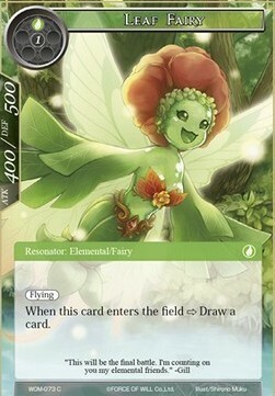 Leaf Fairy Card Front