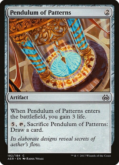 Pendulum of Patterns Card Front