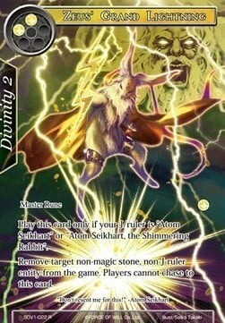 Zeus' Grand Lightningw