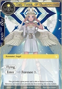 Och, Angel of Clairvoyance Card Front