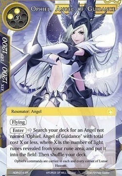 Ophiel, Angel of Guidance (vers. 1) Card Front