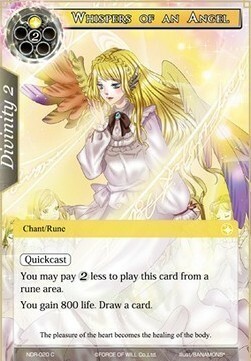 Whispers of an Angel Card Front