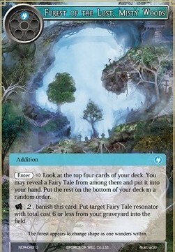 Forest of the Lost, Misty Woods Card Front