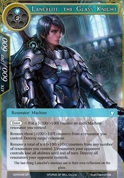 Lancelot, the Glass Knight Card Front