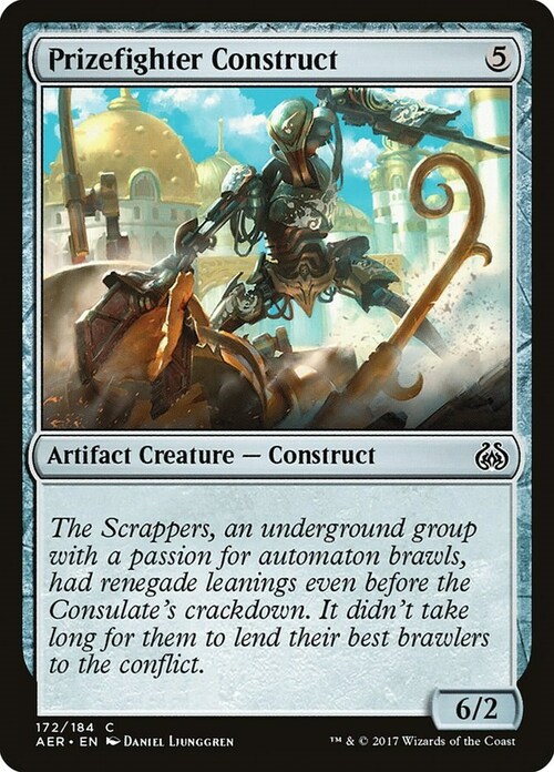 Prizefighter Construct Card Front