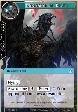 Messenger of Death Card Front