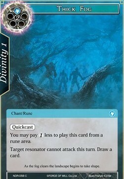Thick Fog Card Front