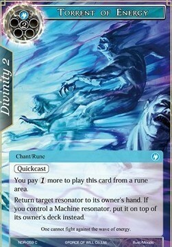 Torrent of Energy Card Front