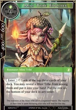 Esploratrice della Tribù Mimi Card Front