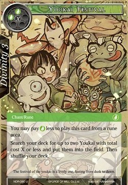 Festival Youkai Card Front