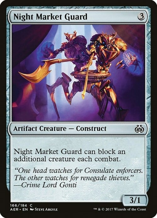 Night Market Guard Card Front