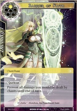 Barrier of Faith Card Front