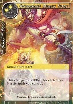 Swordsman Heroic Spirit Card Front