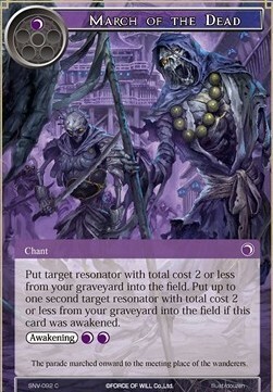 March of the Dead Card Front