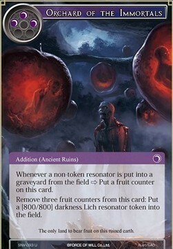 Orchard of the Immortals Card Front