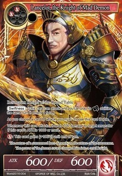 Lancelot, the Knight of Mad Demon Card Front