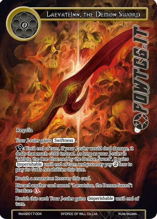 Laevateinn, the Demon Sword Card Front