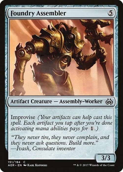 Foundry Assembler Card Front
