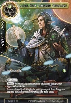 Laurite, Seven Luminaries Astrologian Card Front