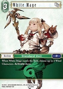 White Mage (2-058) Card Front