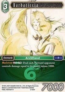 Barbariccia Card Front