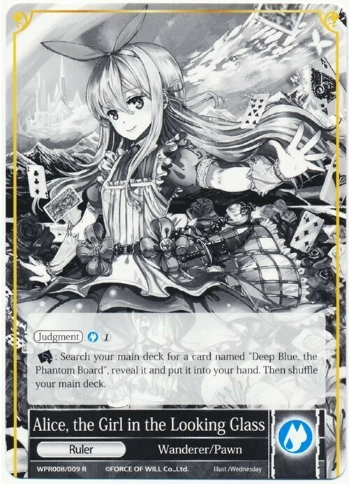 Alice, the Girl in the Looking Glass // Alice, the Valkyrie of Fairy Tales Card Front