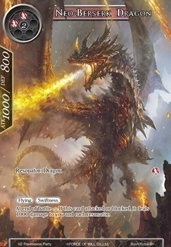 Neo-Berserk Dragon Card Front
